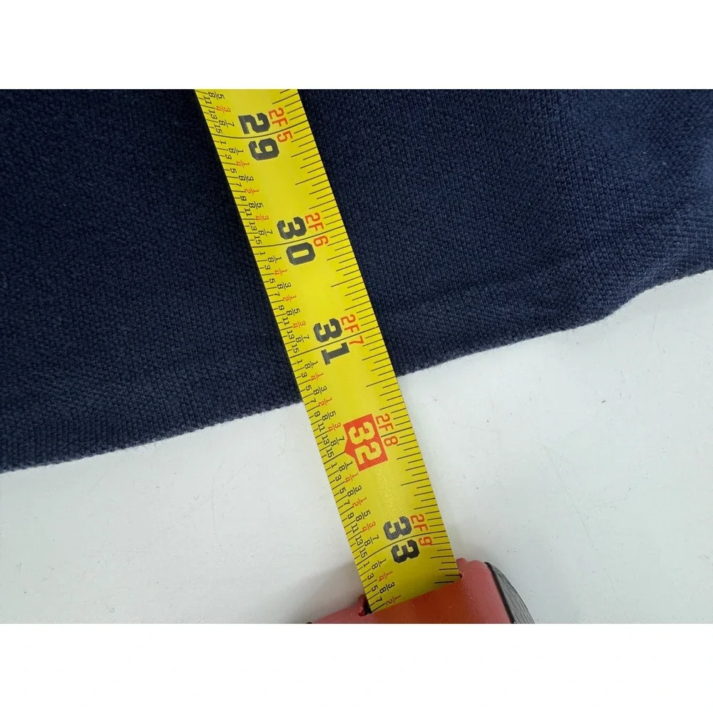 VTG Polo Ralph Lauren The Big‎ Shirt Navy Blue Crest Pocket Polo Mens Medium M